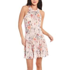 open lace back dress Daisy Yellow Sabine Top main image 1
